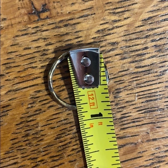 Vtg Silpada Hammered Silver and Gold Cross Ring - Picture 8 of 11